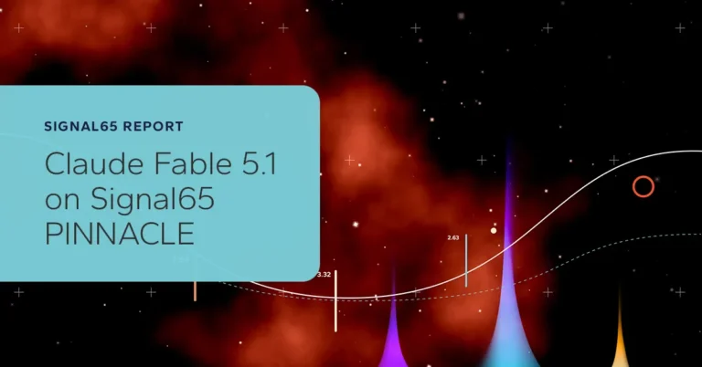 Claude Fable 5.1 on Signal65 PINNACLE